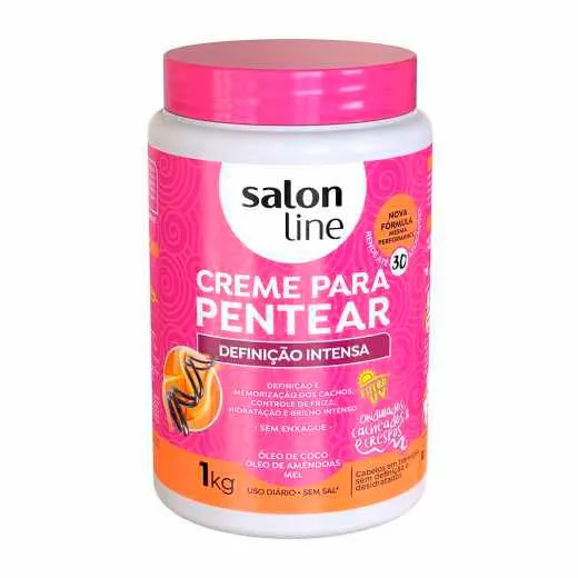 Creme De Pentear Salon Line Definição Intensa 1kg