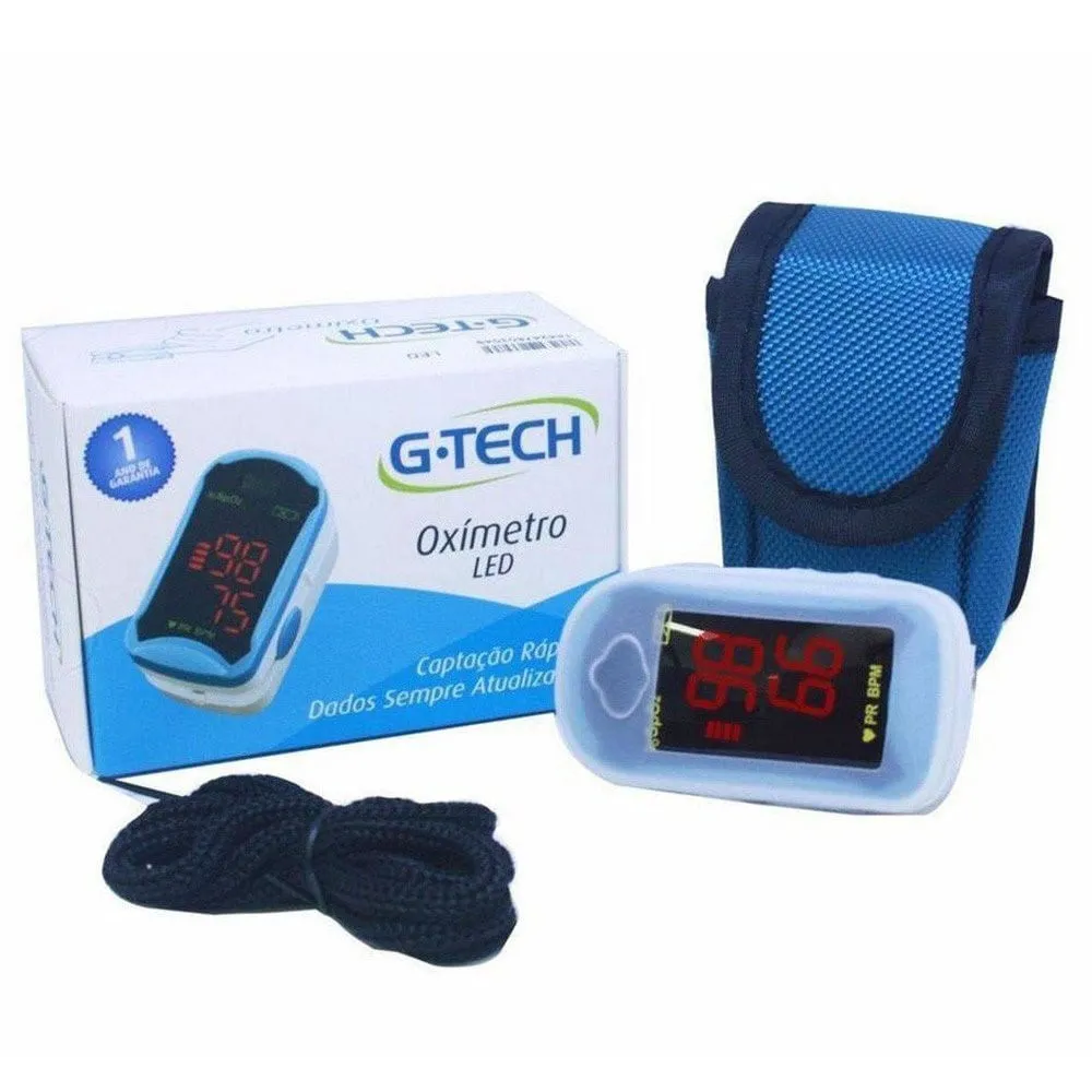 Oxímetro De Pulso Led G-tech 1 Unidade