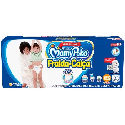 Fralda mamypoko calca jumbo xxg 24un (n)