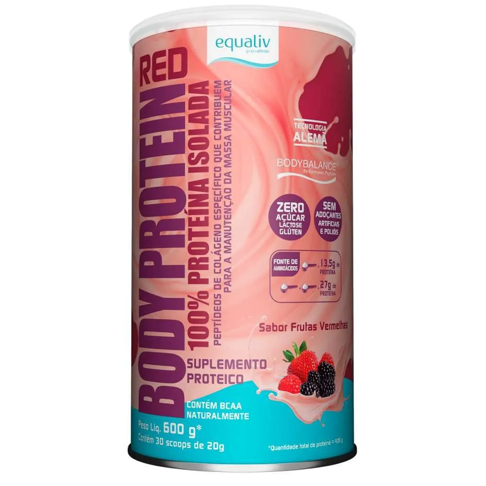 Body Protein Equaliv Frutas Vermelhas 600g