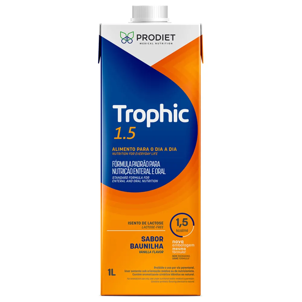 Suplemento De Nutrição Enteral Prodiet Trophic 1.5 Baunilha 1l