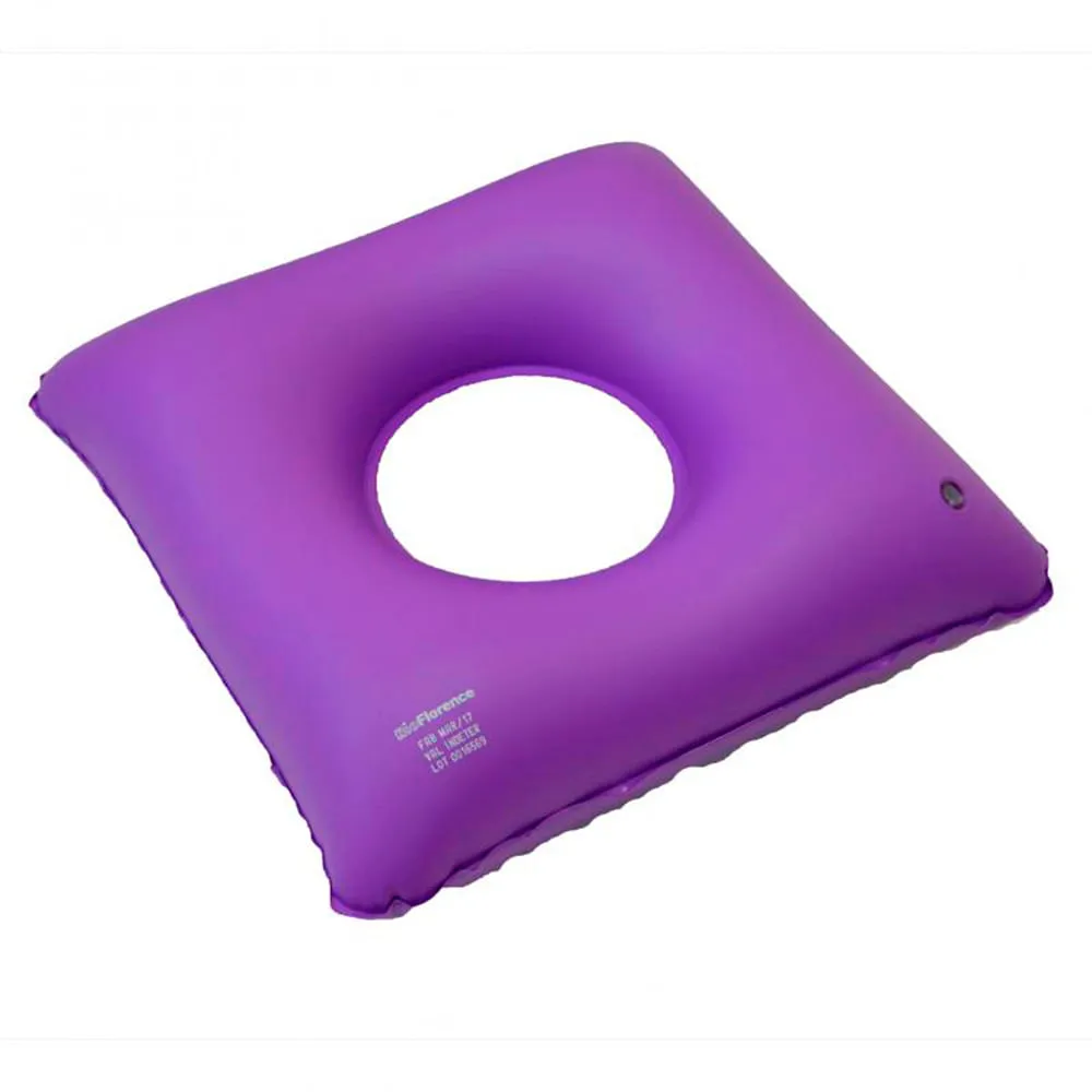 Almofada De Assento Quadrada De Assento Bioflorence Dágua Com Orifício 1 Unidade