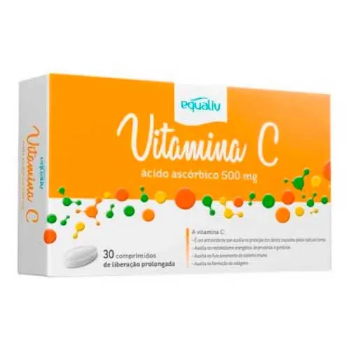 Vitamina C Equaliv 500mg 30 Comprimidos