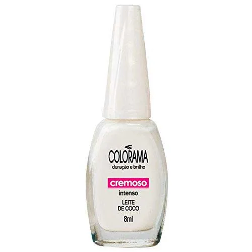 Esmalte colorama leite de coco