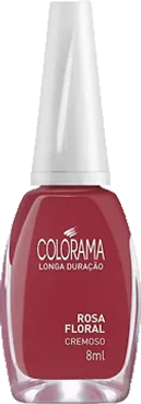 Esmalte colorama bl crem rosa floral