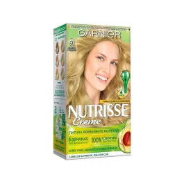 Tintura Permanente Nutrisse Creme 91 Louro Cinza Ultra Claro - Nutrisse - 1 Unidade