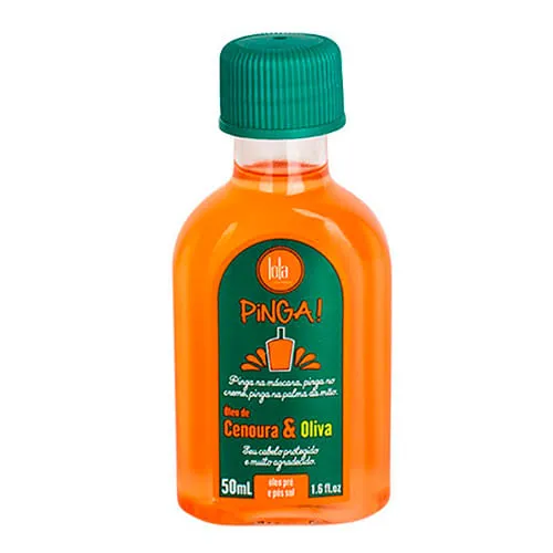 Óleo Capilar Lola Cosmetics Pinga! Cenoura & Olivia 50ml