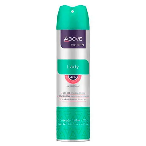 Desodorante Above Women Lady Aerosol 150ml