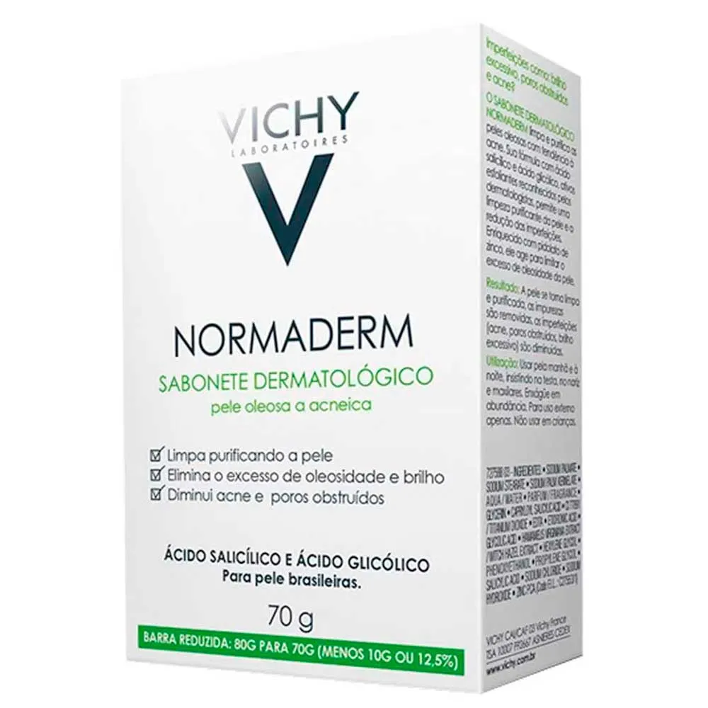 Sabonete Em Barra Facial Normaderm Limpeza Profunda 70g
