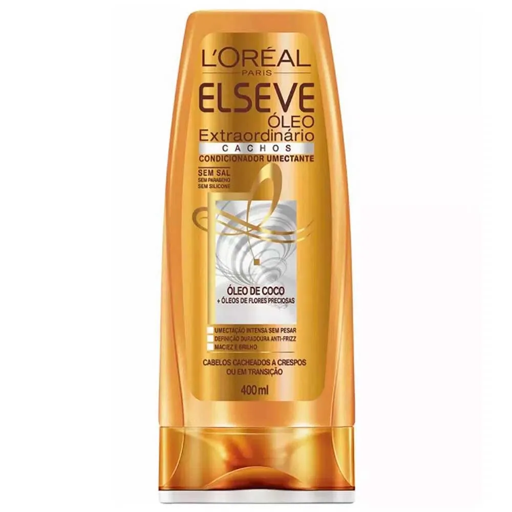 Condicionador Elseve Óleo Extraordinário Cachos 400ml