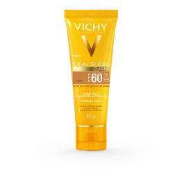Protetor Solar Facial Vichy Idéal Soleil Clarify Cor Média FPS60 40g