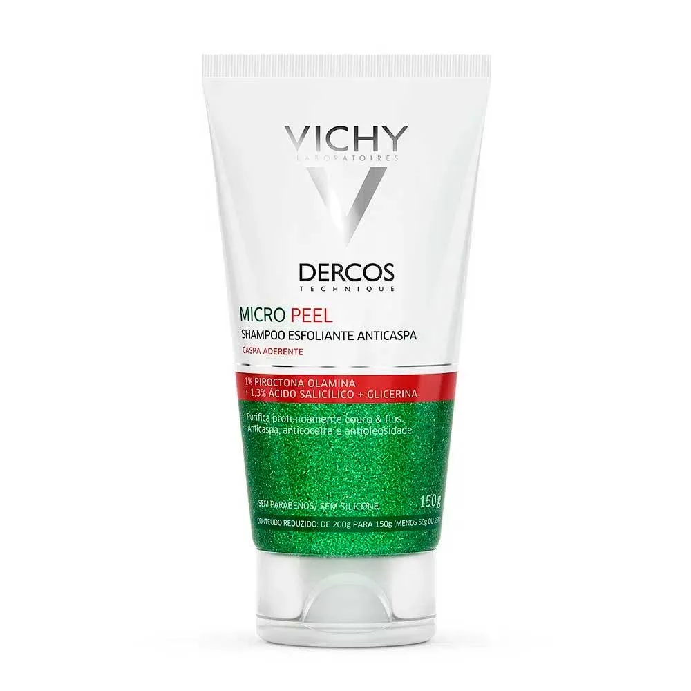 Shampoo Vichy Dercos Micro Peel Esfoliante Anticaspa 150ml