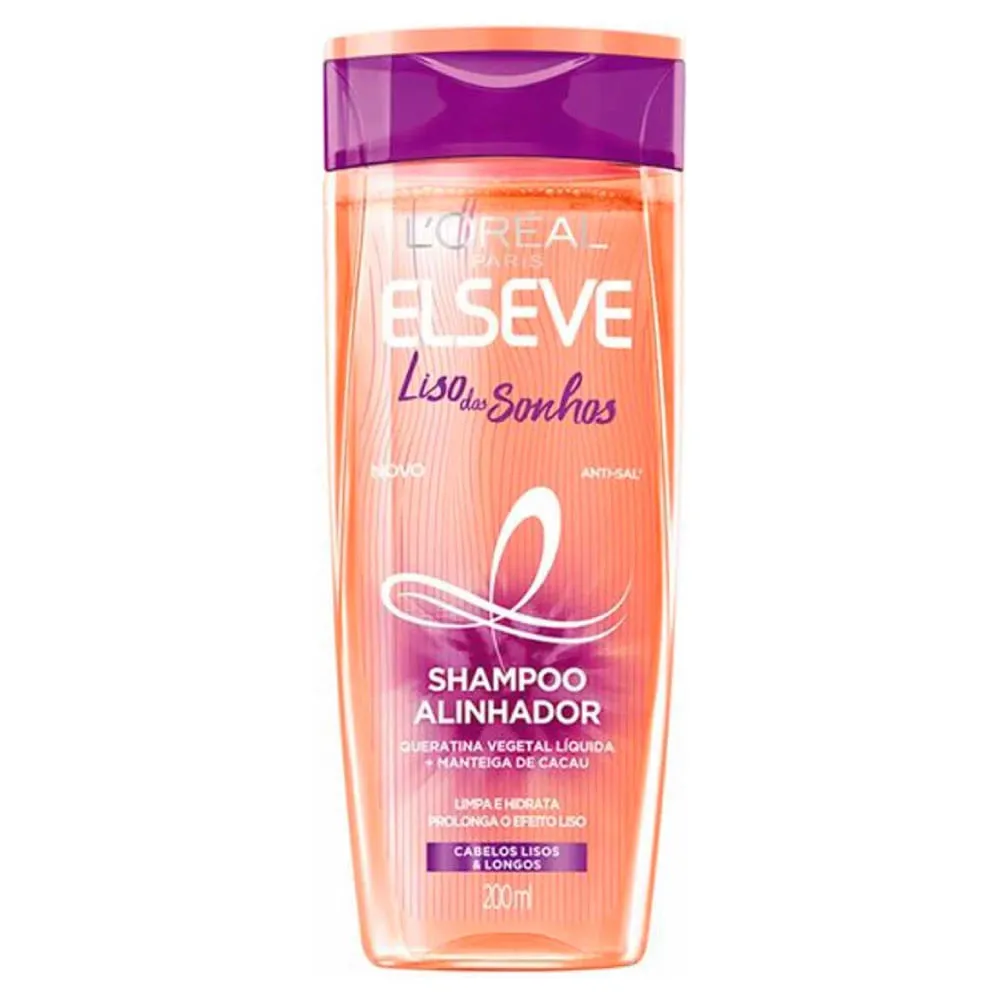 Shampoo Elseve Liso Dos Sonhos 200ml