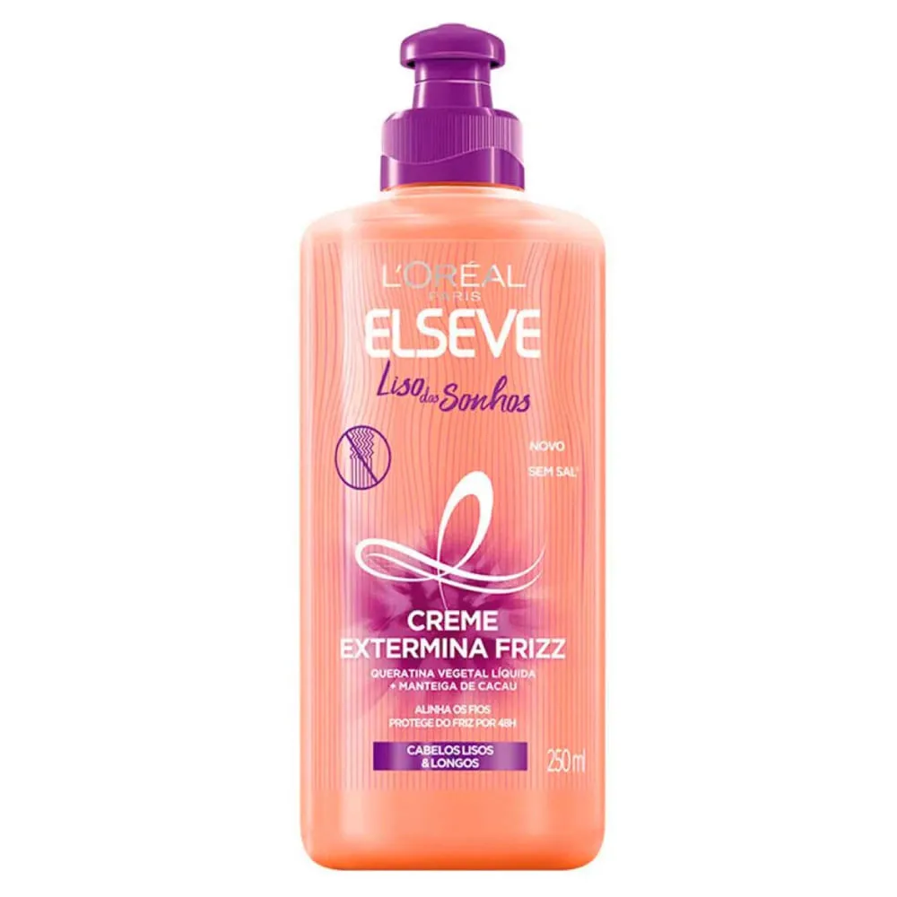 Creme De Pentear Elseve Liso Dos Sonhos 250ml