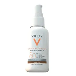 Protetor Solar Vichy Capital Soleil Uv-Age Daily Cor 5.0 FPS 60 40g