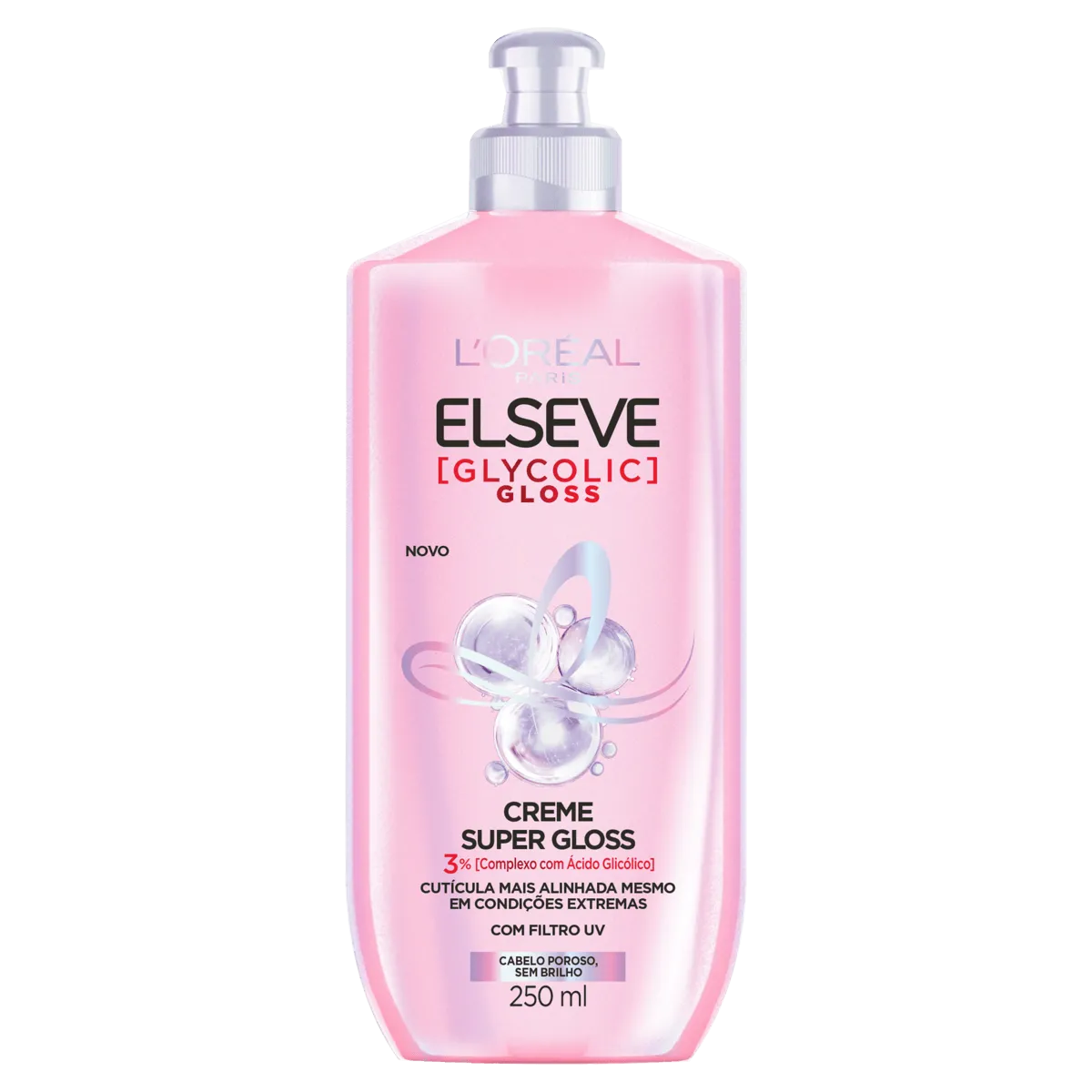 Creme De Pentear Elseve Glycolic Gloss 250ml
