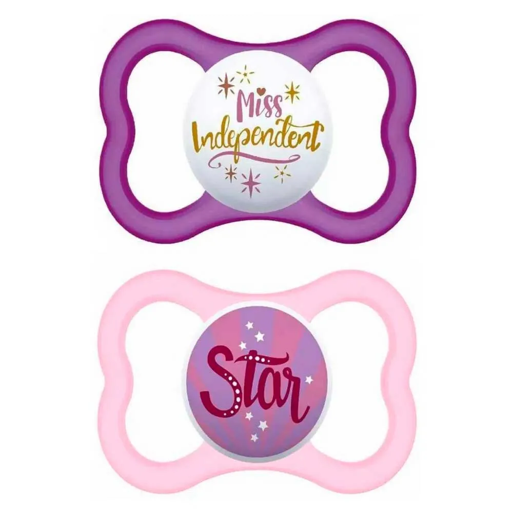 Chupeta Mam Air Azul 6+ Meses 2 Unidades