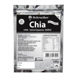 Chia em Grãos Schraiber 200g