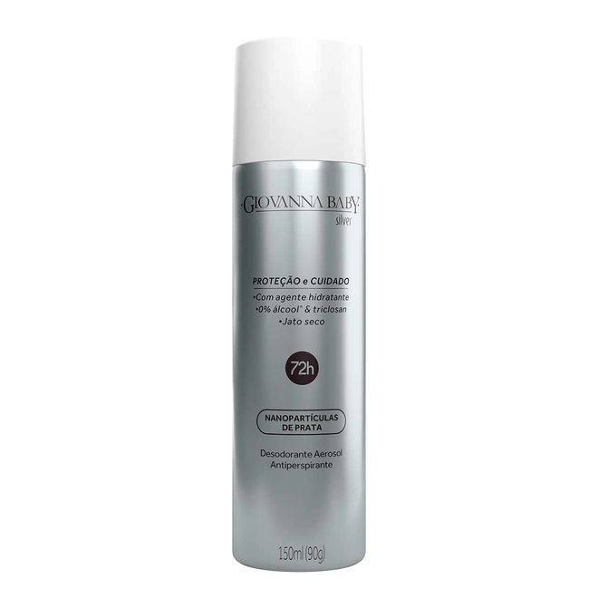 Desodorante Aerossol Silver Giovanna Baby 150ml
