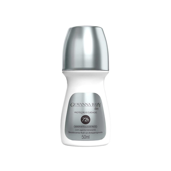 Desodorante Roll-On Antiperspirant Silver Giovanna Baby 50ml