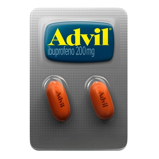 Advil 200mg 2 Comprimidos - GSK