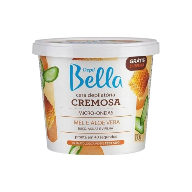 Cera Depil Bella para Microondas Mel 100g