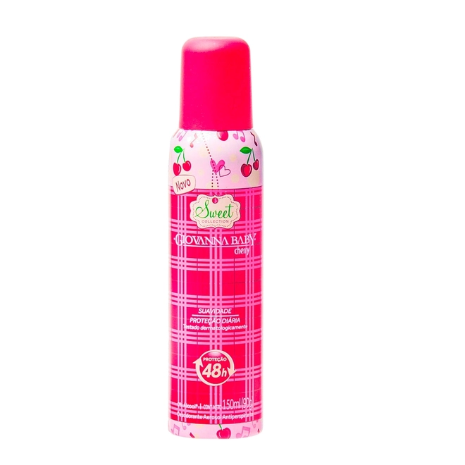 Desodorante Aerosol Giovanna Baby Cherry 150Ml