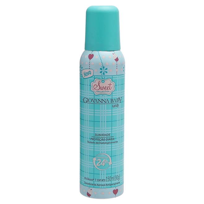Desodorante Aerosol Giovanna Baby Candy 150Ml