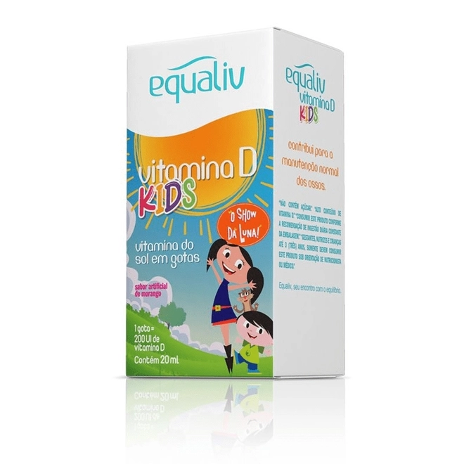 Vitamina D 200ui Kids 20ml em Gotas - EQUALIV