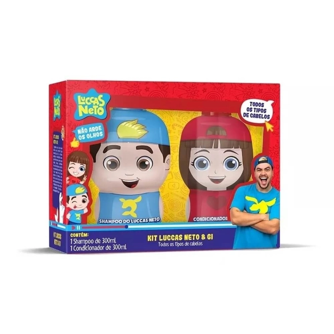 Kit Shampoo + Condicionador Luccas Neto 300ml