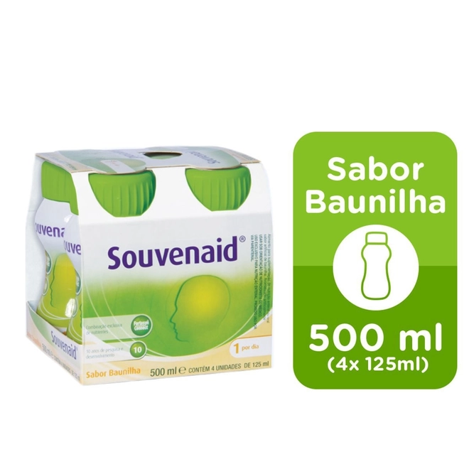 SOUVENAID BAUNILHA 500ML 4UN(DAN)