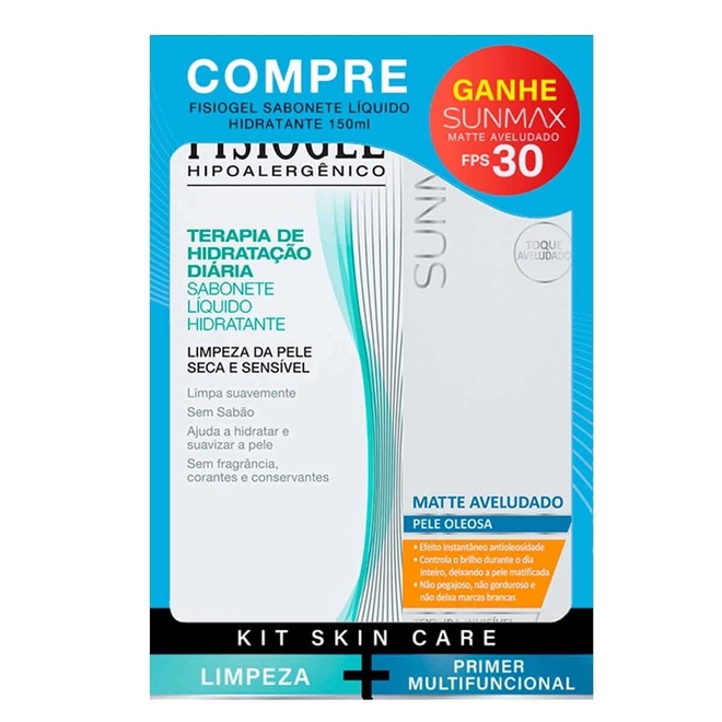 Kit Fisiogel Sab 150Ml+Sunmax Matte