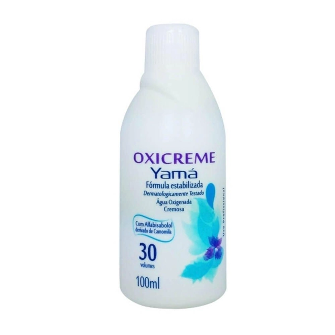 Água Oxigenada Cremosa Yama 30V Embalagem 100Ml