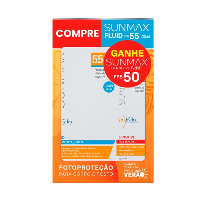 Kit Sunmax Fluid Fps55 120Ml+Sens 25Ml