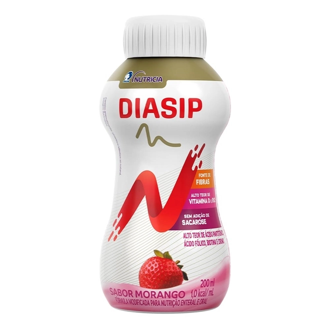 BEBIDA LACT DIASIP MORANGO 200ML(DAN)