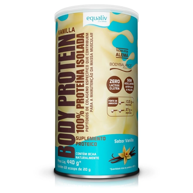 Proteína Protein Baunilha 440g - EQUALIV BODY