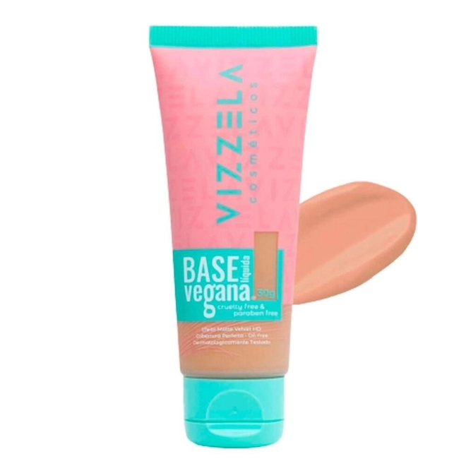 Base Líquida Vegana - Cor 12 - Vizzela 30g