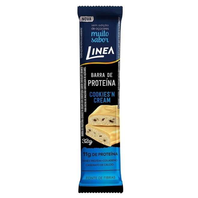 Barra de Proteína Sabor Cookies'n Cream 32g - LINEA