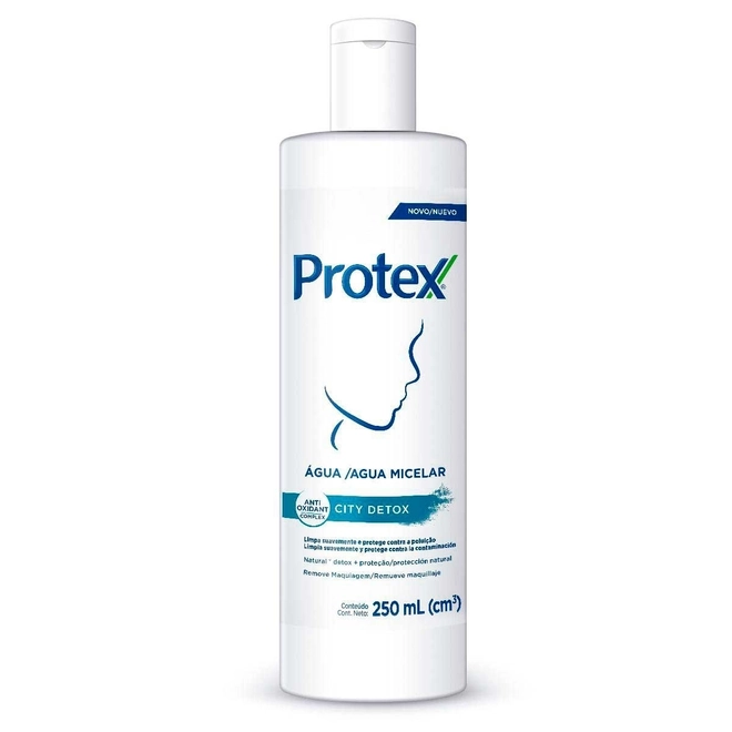 Água Micelar Protex City Detox com 250ml