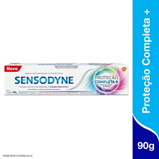 Pasta De Dente Sensodyne Proteção Completa+ Sensodyne 90G