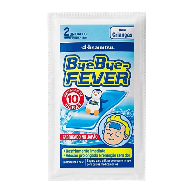 Bye Bye Fever Criança Adesivo 2 Unidades