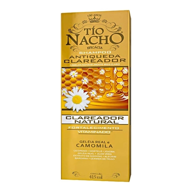 Shampoo Tio Nachos Antiquedas Clareador 415ml