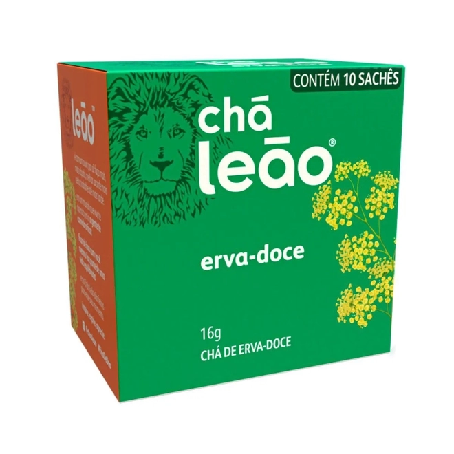 Chá de Erva Doce Leão 10 Saches - MATTE-LEAO