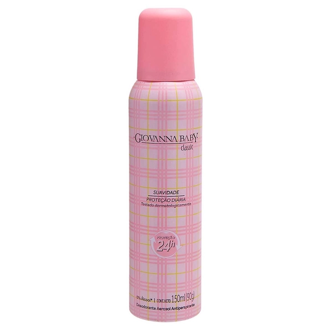 Desodorante Aerosol Classic Giovanna Baby 150Ml