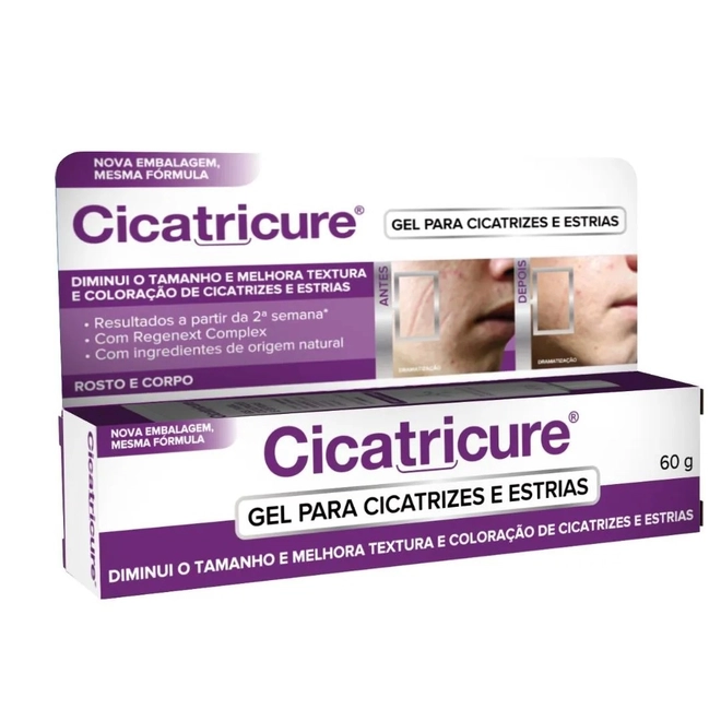 Cicatricure Gel Cicatrizes E Estrias Com 60G