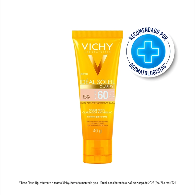 Protetor Solar Facial Vichy Soleil Clarify Ext Clara 40G