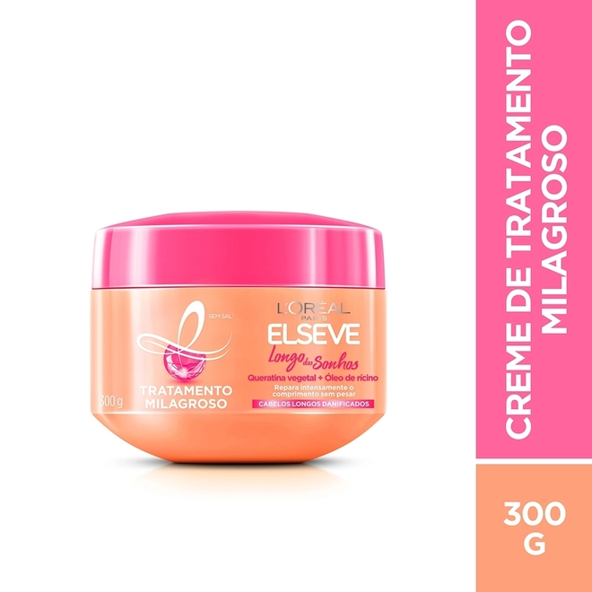Creme Tratamento Elseve Longo Dos Sonhos Loréal Paris 300Ml