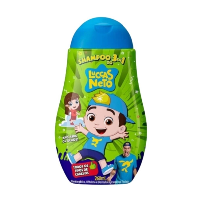 Shampoo Luccas Neto 3Em1 260ml