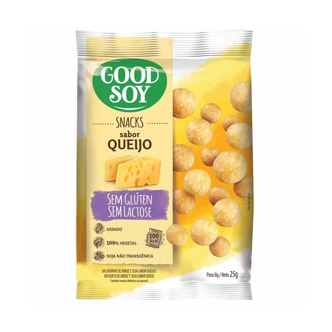 Snack Soja Queijo Goodsoy 25G
