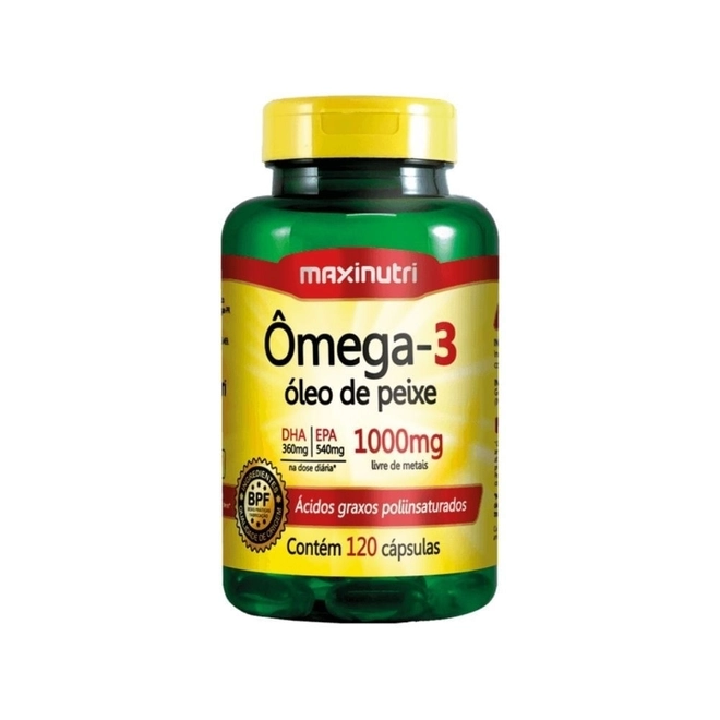 Ômega 3-6-9 1000mg 60 Cápsulas - MAXINUTRI